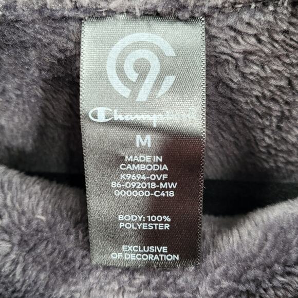 C9 Champion Dark Gray Luxe Pullover Kangaroo Pocket Long-Sleeved Sweater Sz M - Picture 6 of 7